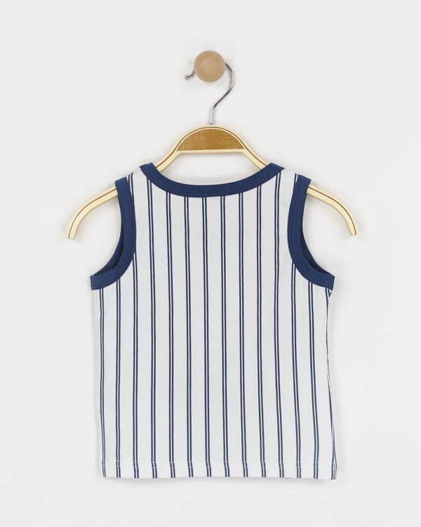 Picture of B31306- BOYS SLEEVELESS TOP IN COTTON (6M-3/4 YEARS )